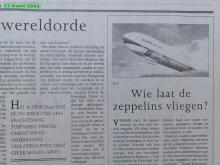 Wie laat de zeppelins vliegen? DS column 11-3-2003